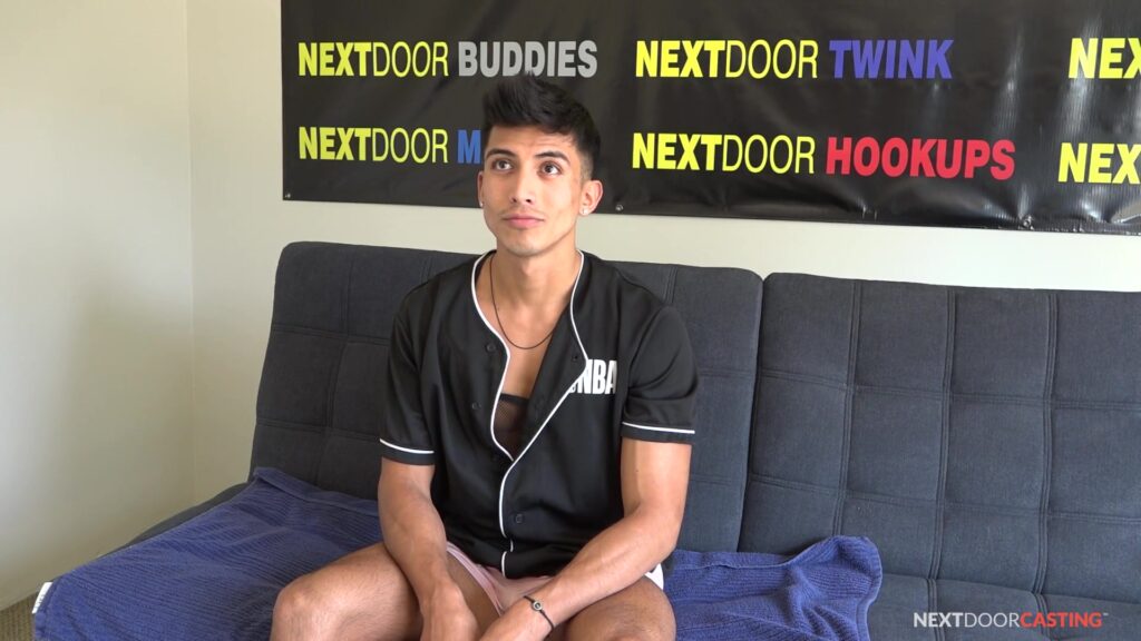 NextDoorCasting - Young Jock Romeo Foxx's first Time on Cam Latino Gay Porn