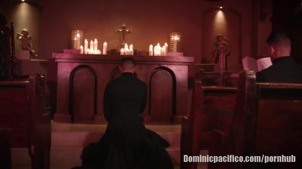 Priests Fucking in Chapel! Casey Everett Slammed by Fx Rios in REPENT Latino Gay Porn